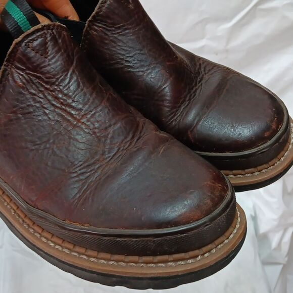 Georgia Boot Men\'s Brown Leather Slip-On Shoes Size 6M Preowned main image 13
